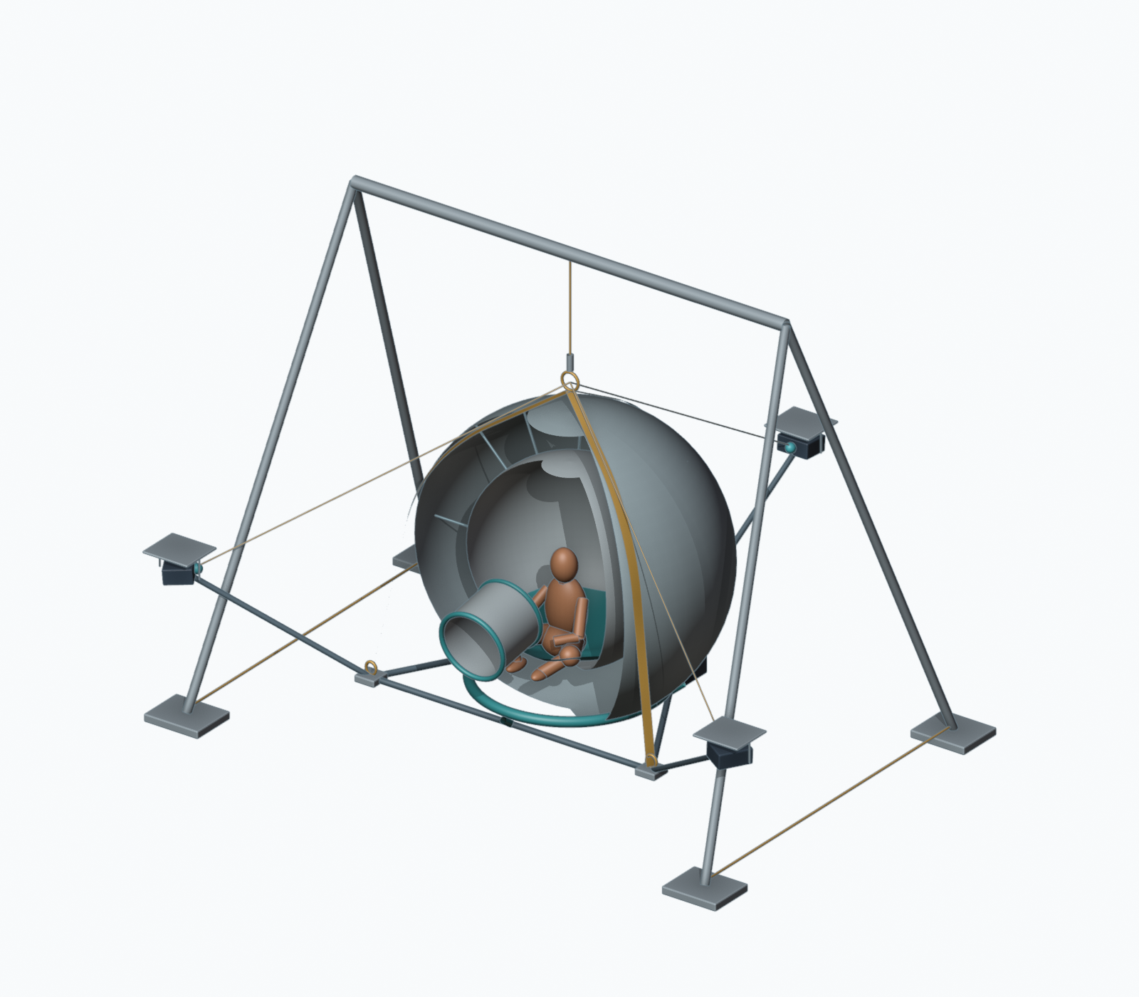 3 metre suspended sphere assembly
